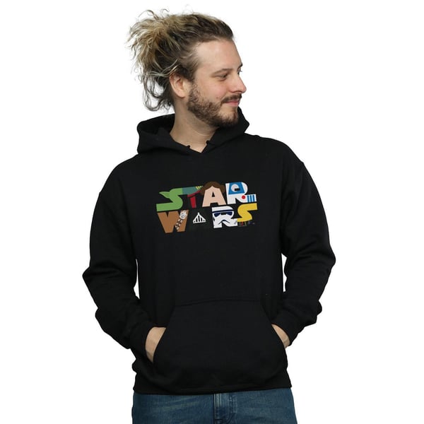 Star Wars Mens Character Logo Hoodie