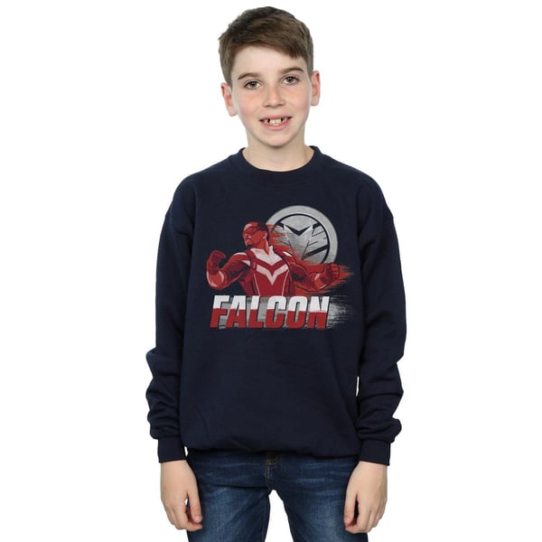 Marvel Boys The Falcon And The Winter Soldier Falcon Red Fury Sweatshirt