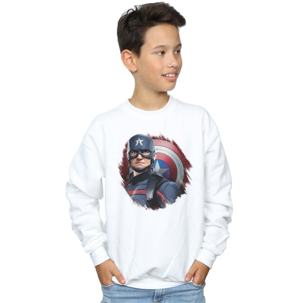 Marvel Boys The Falcon And The Winter Soldier Captain America Stare Sweatshirt