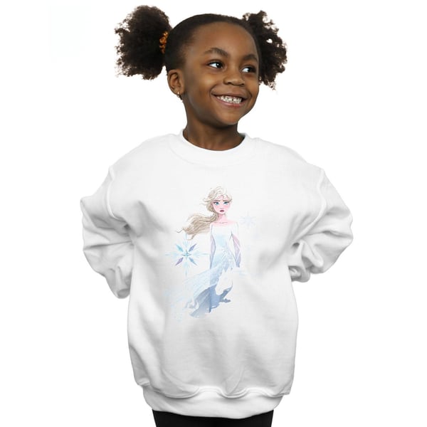 Disney Girls Frozen 2 Elsa Nokk Silhouette Sweatshirt