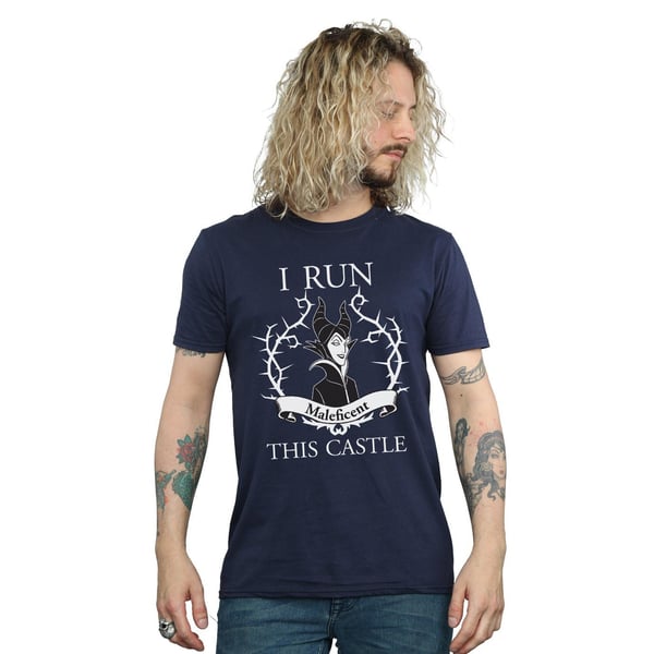 Disney Mens Maleficent I Run This Castle T-Shirt