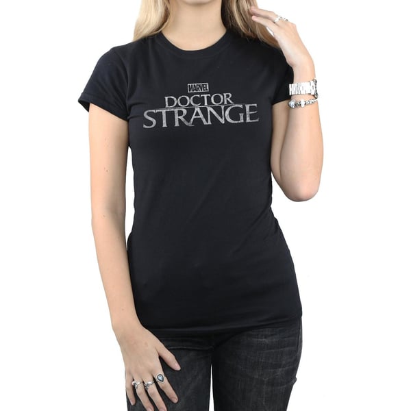 Marvel Womens/Ladies Doctor Strange Logo Cotton T-Shirt