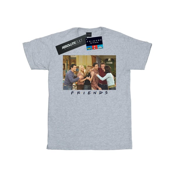 Friends Girls Group Photo Apartment Cotton T-Shirt