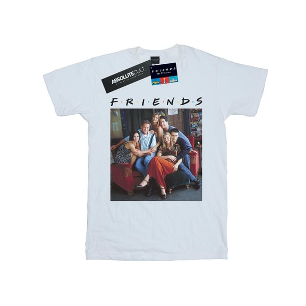 Friends Girls Group Photo Couch Cotton T-Shirt