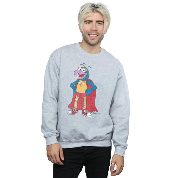 The Muppets Mens Classic Gonzo Heather Sweatshirt