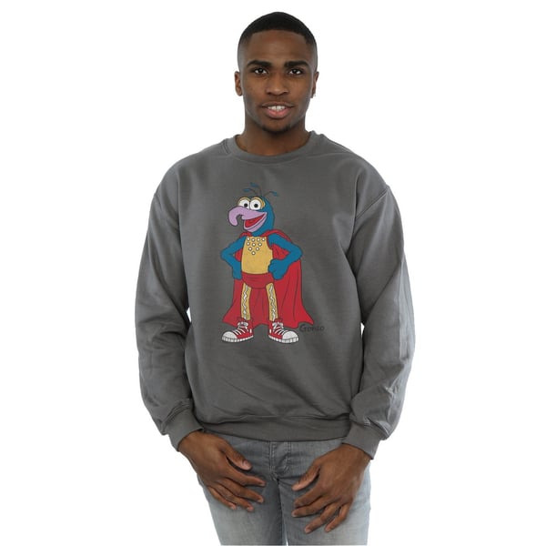 The Muppets Mens Classic Gonzo Heather Sweatshirt