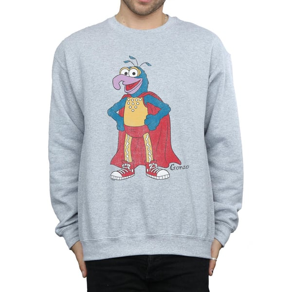 The Muppets Mens Classic Gonzo Heather Sweatshirt
