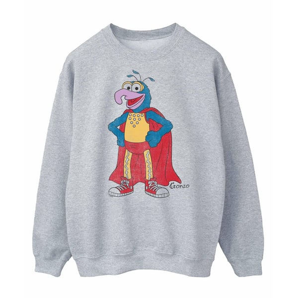 The Muppets Mens Classic Gonzo Heather Sweatshirt