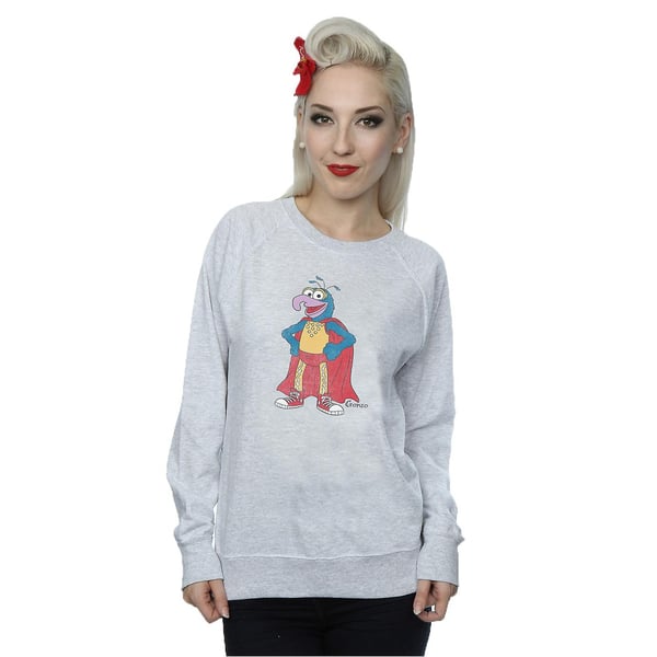 The Muppets Womens/Ladies Classic Gonzo Heather Sweatshirt