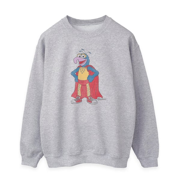 The Muppets Womens/Ladies Classic Gonzo Heather Sweatshirt