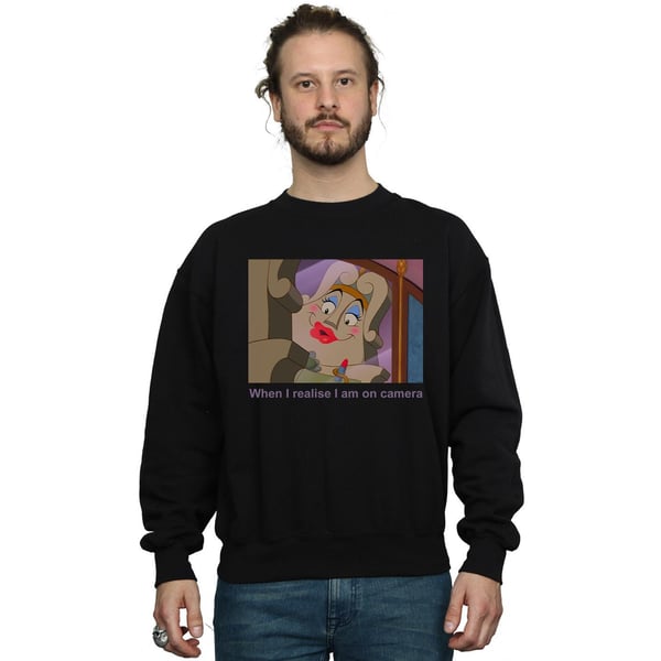 Disney Mens Beauty And The Beast Madame De La Grande Bouche Sweatshirt