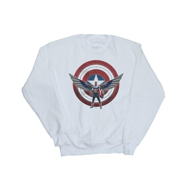 Marvel Boys Falcon And The Winter Soldier Captain America Shield Pose Sweatshirt