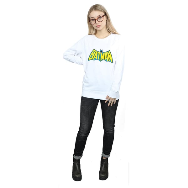 Batman Womens/Ladies Retro Logo Heather Sweatshirt