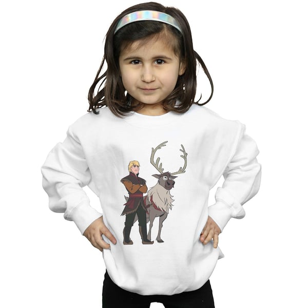 Disney Girls Frozen 2 Sven And Kristoff Sweatshirt