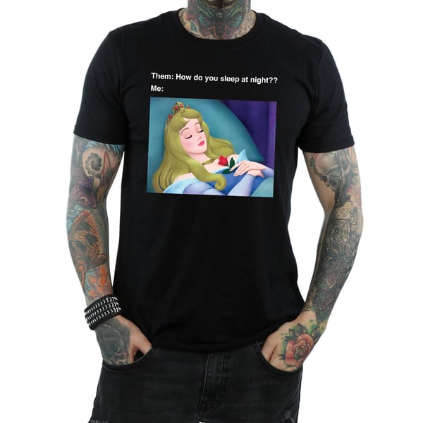 Disney Mens Sleeping Beauty Meme T-Shirt