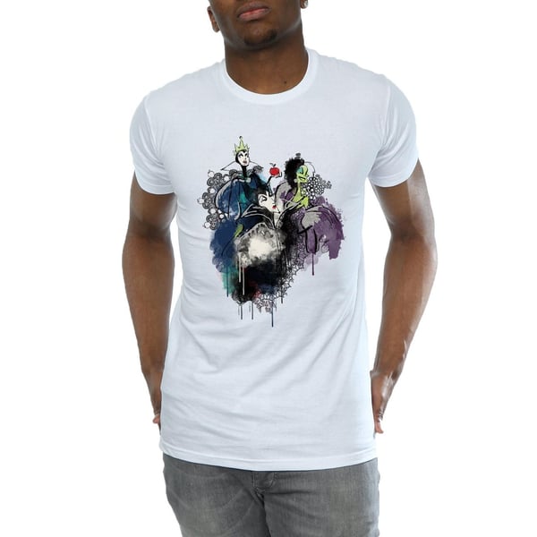 Disney Mens Villains Sketch T-Shirt