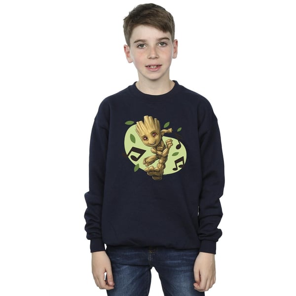 Marvel Boys Guardians Of The Galaxy Groot Musical Notes Sweatshirt