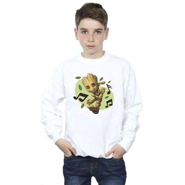 Marvel Boys Guardians Of The Galaxy Groot Musical Notes Sweatshirt