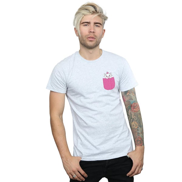 Disney Mens Aristocats Marie Chest T-Shirt