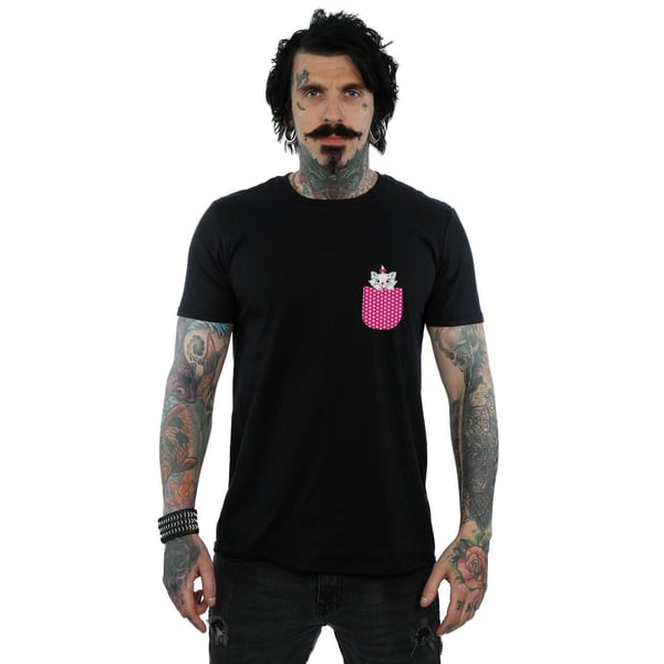 Disney Mens Aristocats Marie Chest T-Shirt