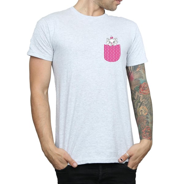 Disney Mens Aristocats Marie Chest T-Shirt