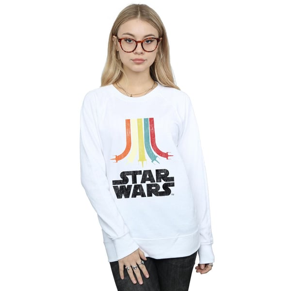 Star Wars Womens/Ladies Retro Rainbow Sweatshirt