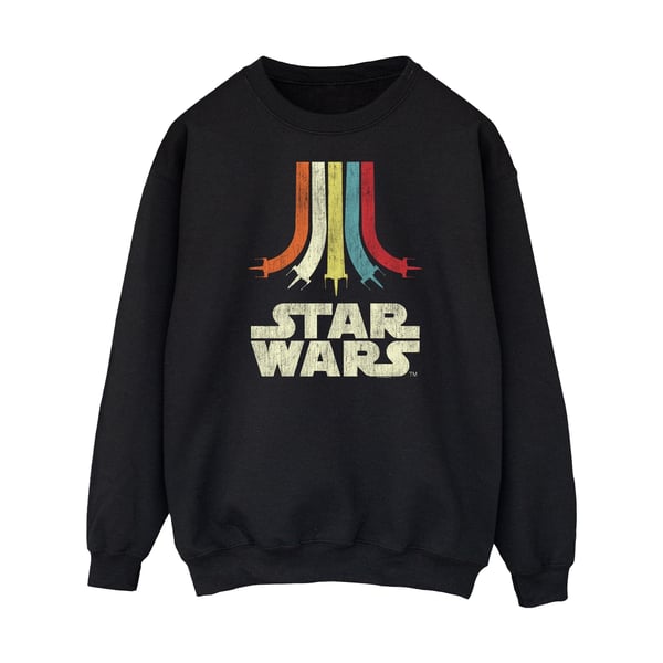 Star Wars Womens/Ladies Retro Rainbow Sweatshirt