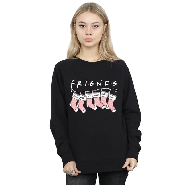 Friends Womens/Ladies Christmas Stocking Logo Sweatshirt