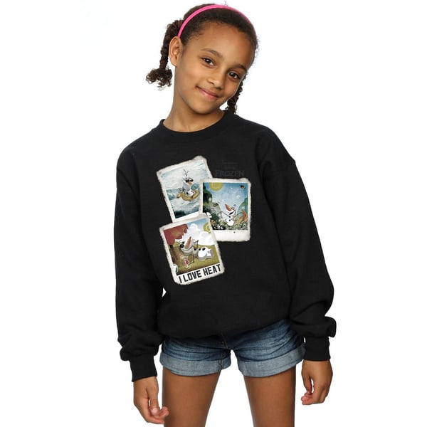 Disney Girls Frozen Olaf Polaroid Sweatshirt