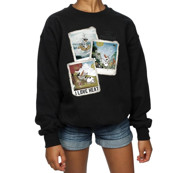 Disney Girls Frozen Olaf Polaroid Sweatshirt