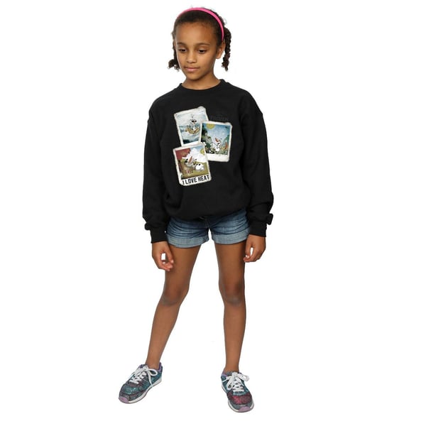 Disney Girls Frozen Olaf Polaroid Sweatshirt