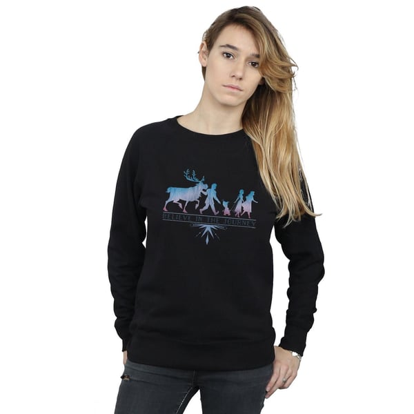 Disney Womens/Ladies Frozen 2 Believe In The Journey Silhouette Sweatshirt