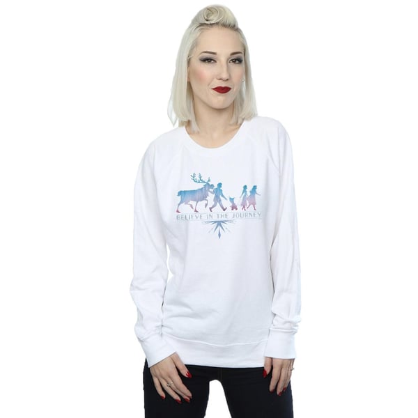 Disney Womens/Ladies Frozen 2 Believe In The Journey Silhouette Sweatshirt