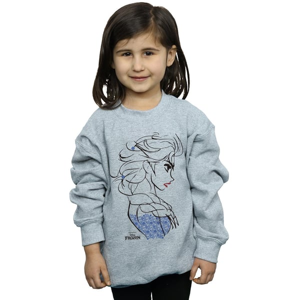 Disney Girls Frozen Elsa Sketch Sweatshirt