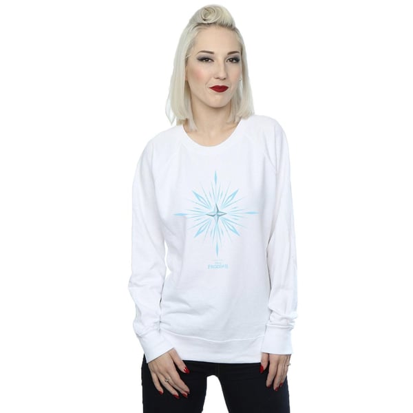 Disney Womens/Ladies Frozen 2 Elsa Signature Snowflake Sweatshirt