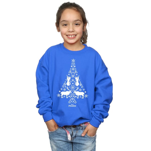 Disney Girls Frozen Christmas Tree Sweatshirt