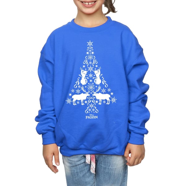 Disney Girls Frozen Christmas Tree Sweatshirt
