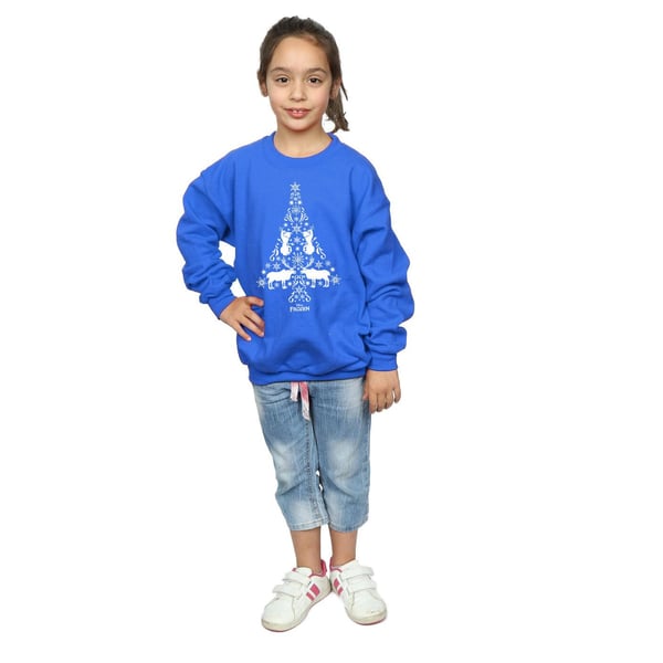 Disney Girls Frozen Christmas Tree Sweatshirt