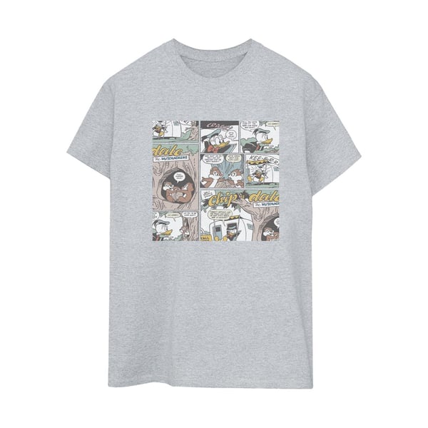 Disney Womens/Ladies Chip ´n Dale Comic Cotton Boyfriend T-Shirt