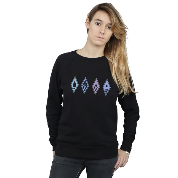 Disney Womens/Ladies Frozen 2 Elements Symbols Sweatshirt