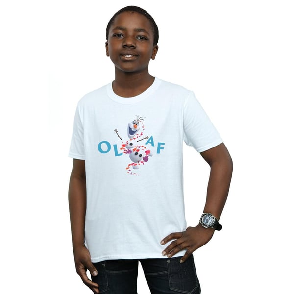 Disney Boys Frozen 2 Olaf Leaf Jump T-Shirt