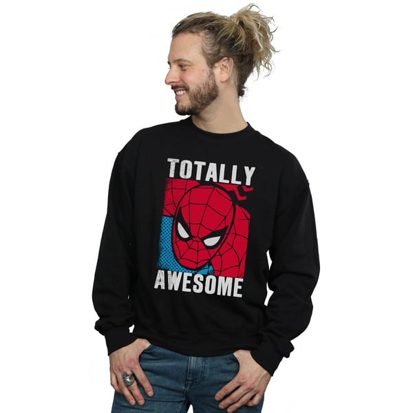Spider-Man Mens Totally Awesome Sweatshirt