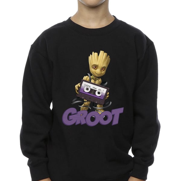 Guardians Of The Galaxy Boys Groot Casette Sweatshirt