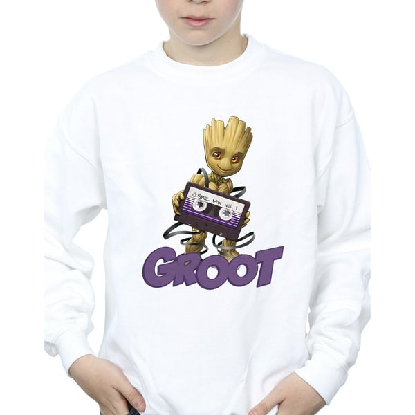 Guardians Of The Galaxy Boys Groot Casette Sweatshirt