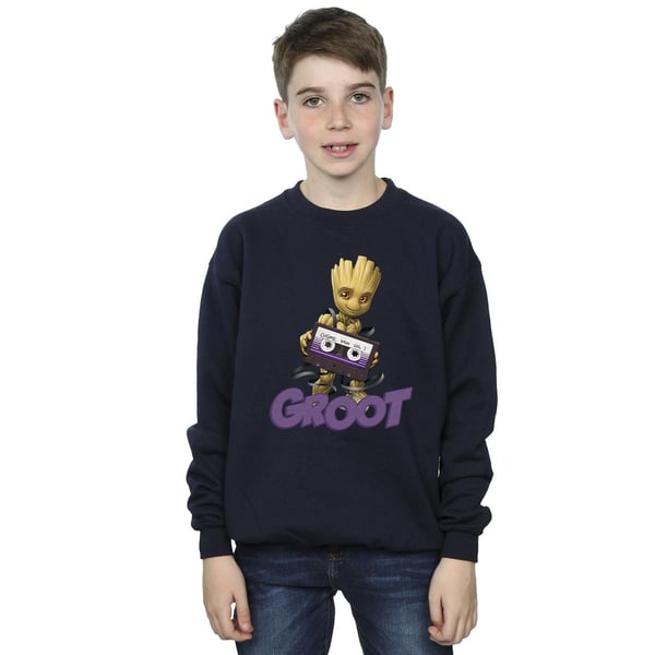 Guardians Of The Galaxy Boys Groot Casette Sweatshirt