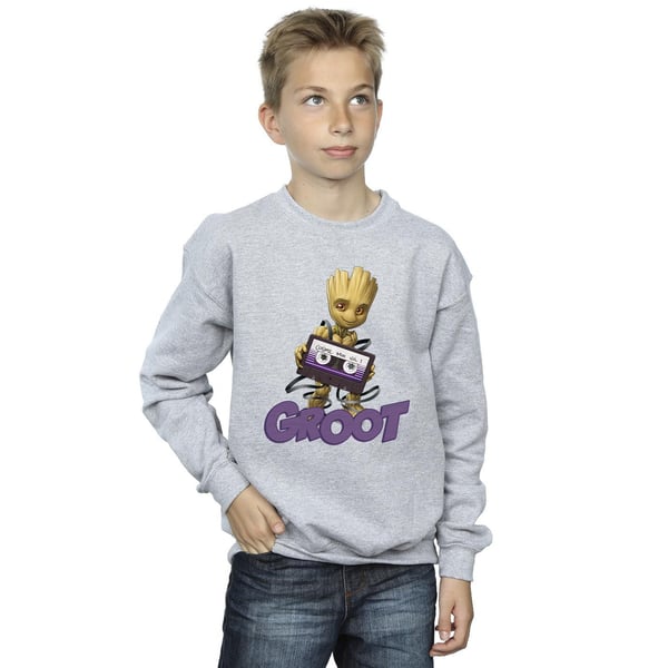 Guardians Of The Galaxy Boys Groot Casette Sweatshirt