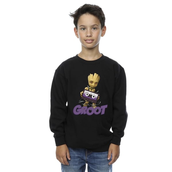 Guardians Of The Galaxy Boys Groot Casette Sweatshirt