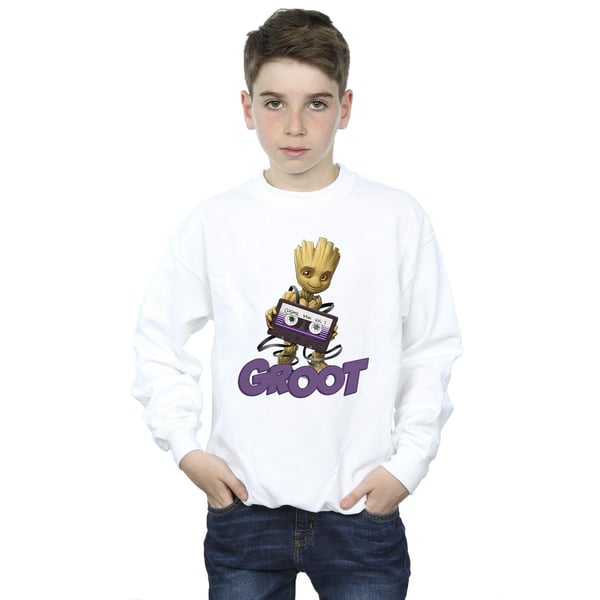 Guardians Of The Galaxy Boys Groot Casette Sweatshirt