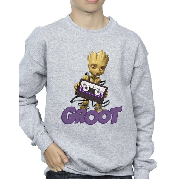 Guardians Of The Galaxy Boys Groot Casette Sweatshirt