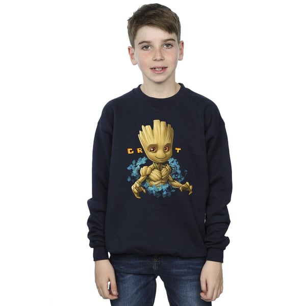Guardians Of The Galaxy Boys Groot Flowers Sweatshirt